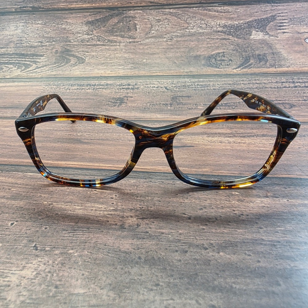 Ray-Ban RB 5228 5711 Tortoise Havana Rectangular Eyeglasses Frames 55-17-140